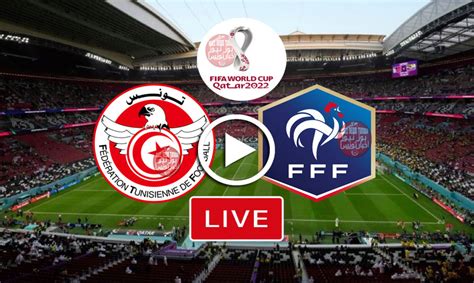 match france tunisie en direct